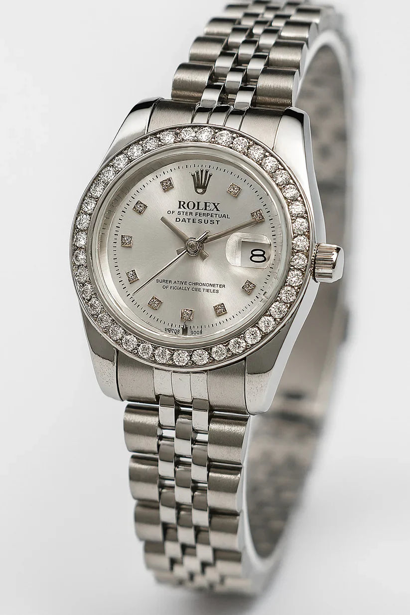 Ro-lex Silver Spark Datejust