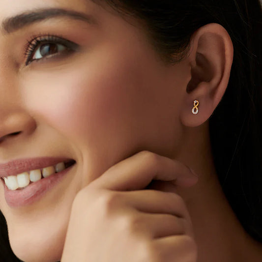 Infinity Diamond Earrings
