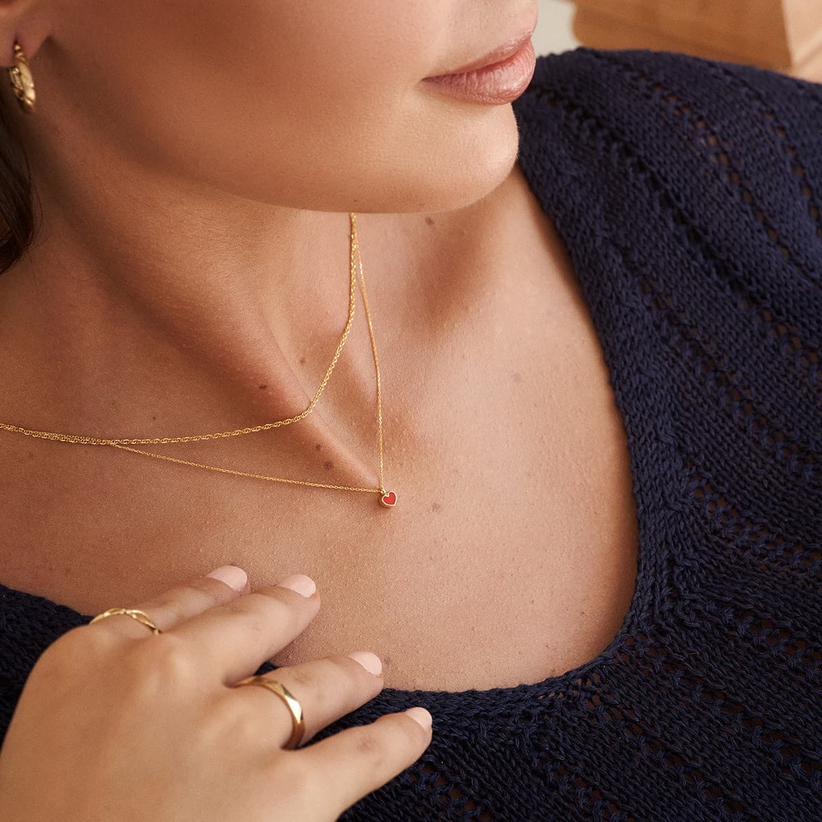 Dainty Heart Necklace | Pure 925 Silver