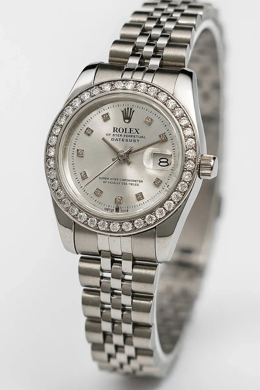 Ro-lex Silver Spark Datejust