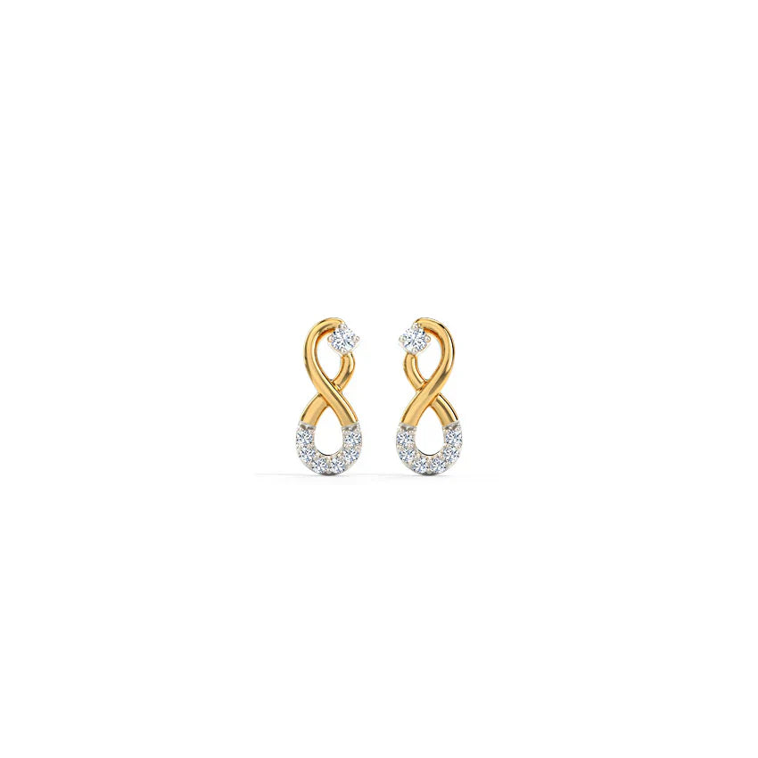 Infinity Diamond Earrings