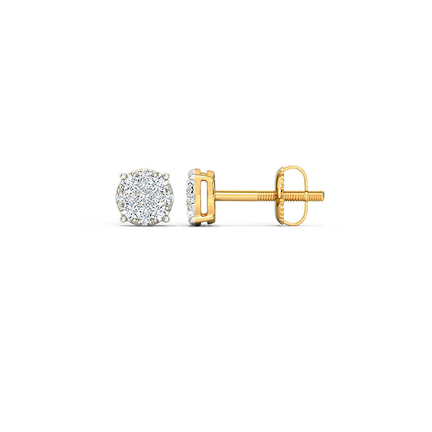 Casual Diamond Earrings - Pure Silver